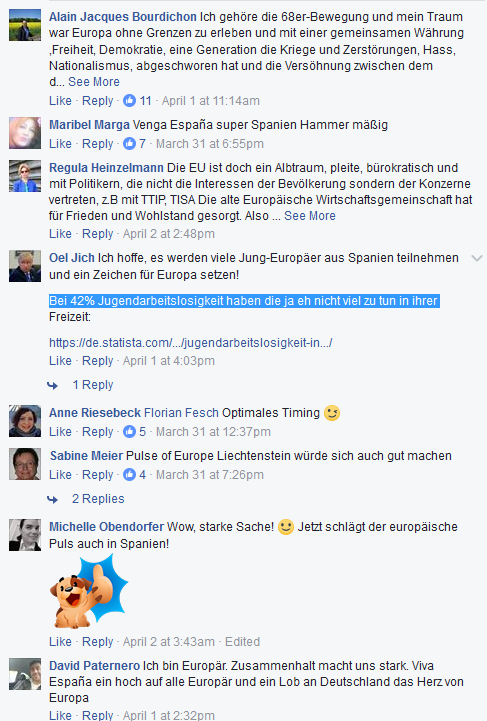 Pulse of Europe Spanien